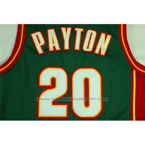 Maillot Seattle SuperSonics Gary Payton #20 Historic Retro Vert2